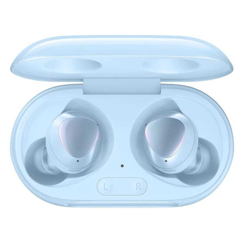 Наушники с микрофоном SAMSUNG Buds+, Bluetooth, вкладыши, голубой [sm-r175nzbaser]
