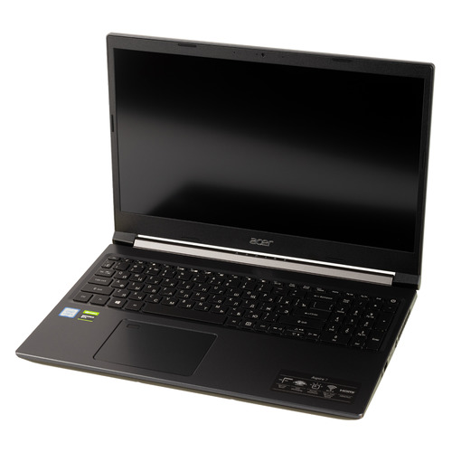 фото Ноутбук acer aspire 7 a715-75g-535a, 15.6", ips, intel core i5 9300h 2.4ггц, 8гб, 256гб ssd, nvidia geforce gtx 1650 - 4096 мб, windows 10, nh.q87er.008, черный