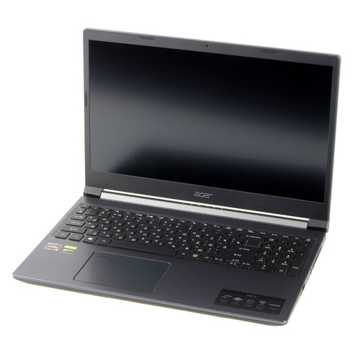 фото Ноутбук acer aspire 7 a715-41g-r4fd, 15.6", ips, amd ryzen 7 3750h 2.3ггц, 8гб, 256гб ssd, nvidia geforce gtx 1650 ti - 4096 мб, linux, nh.q8qer.004, черный