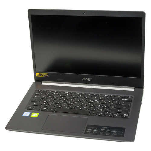 фото Ноутбук acer aspire 5 a514-52kg-316b, 14", ips, intel core i3 7020u 2.3ггц, 4гб, 512гб ssd, nvidia geforce mx130 - 2048 мб, windows 10, nx.hl7er.005, черный