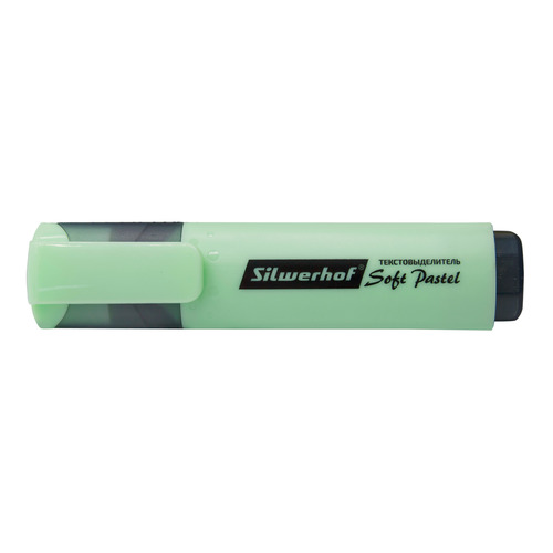 

Упаковка текстовыделителей Silwerhof Soft Pastel, скошенный пишущий наконечник, 1-5, мятный [108133-22] 12 шт./кор., Soft Pastel