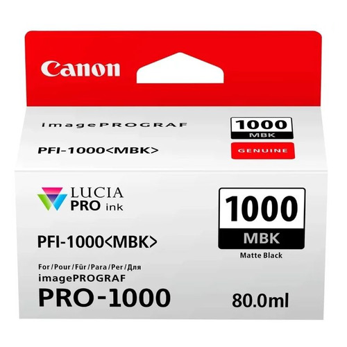 

Картридж CANON PFI-1000 MBK, черный матовый [0545c001]