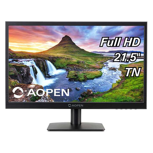 фото Монитор acer aopen 22cx1qb 21.5", черный [um.wc1ee.001]