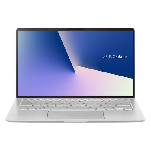 фото Ноутбук asus zenbook um433da-a5016, 14", amd ryzen 5 3500u 2.1ггц, 8гб, 256гб ssd, amd radeon vega 8, noos, 90nb0pd6-m02310, серебристый