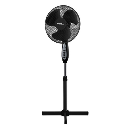 

Вентилятор напольный SCARLETT Comfort SC-SF111B37, черный и серебристый, SC-SF111B37