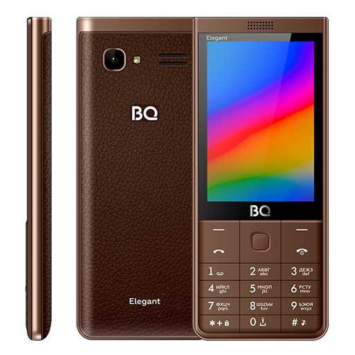 фото Мобильный телефон bq elegant 3595, коричневый