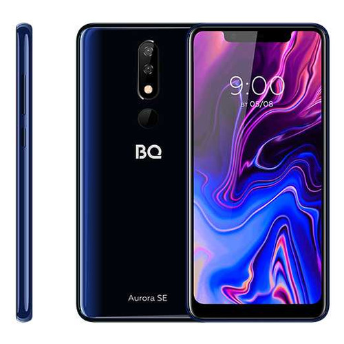 

Смартфон BQ Aurora SE 32Gb, 5732L, черный/синий
