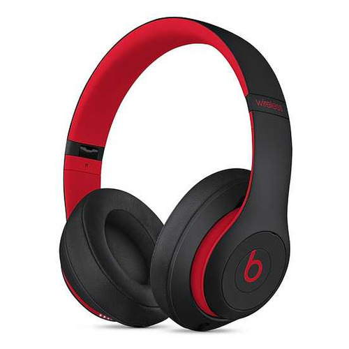 

Гарнитура BEATS Studio3 Decade Collection, 3.5 мм/Bluetooth, мониторные, черный/красный [mx422ee/a], Studio3 Decade Collection