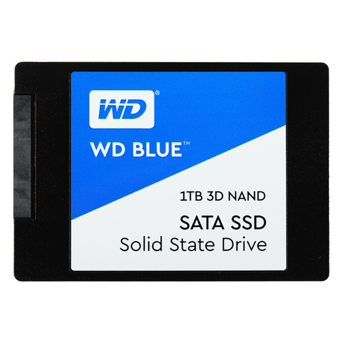 

SSD накопитель WD Blue WDS100T2B0A 1ТБ, 2.5", SATA III, WDS100T2B0A