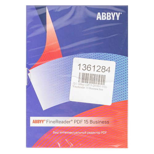 

ПО Abbyy FineReader 15 Business box (AF15-2S1B01-102)