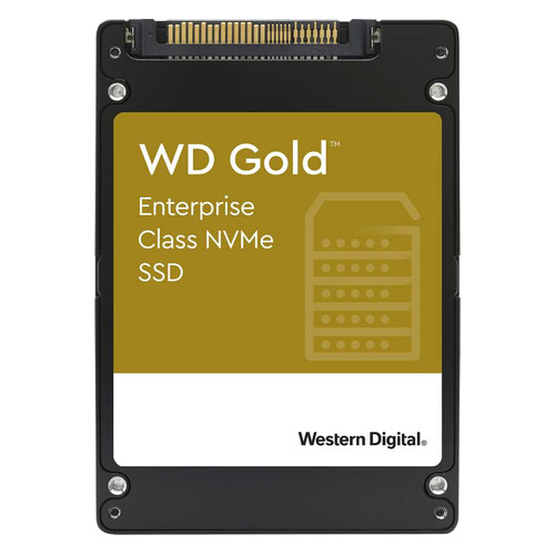 

SSD накопитель WD Gold WDS384T1D0D 3.8ТБ, 2.5", PCI-E x4, NVMe, U.2 SFF-8639, WDS384T1D0D