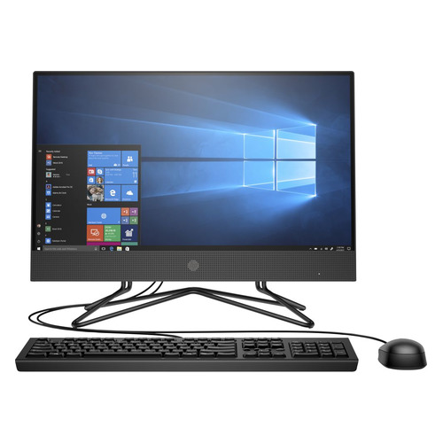 фото Моноблок hp 200 g4, 21.5", intel core i3 10110u, 4гб, 1000гб, intel uhd graphics, dvd-rw, windows 10 professional, серый [9us62ea]