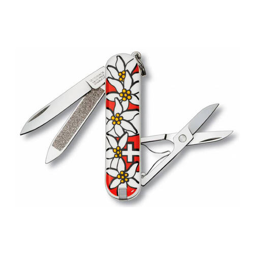 фото Складной нож victorinox classic edelweiss, 7 функций, 58мм