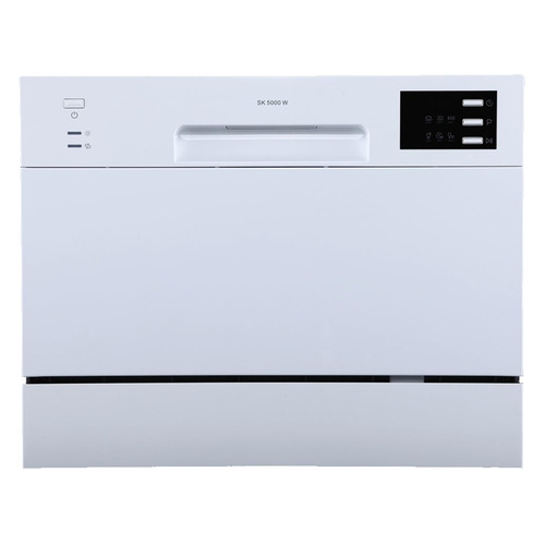 фото Посудомоечная машина midea mcfd55320w, компактная, белая