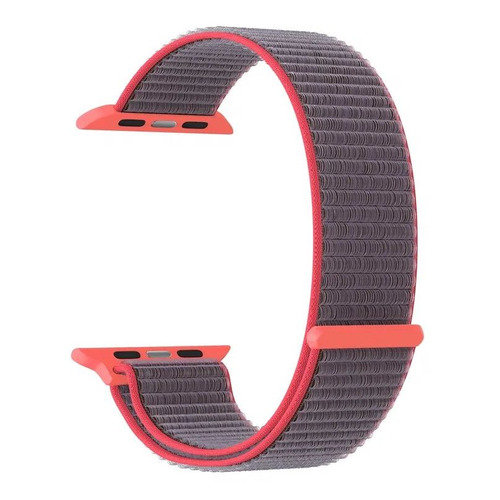 

Ремешок Lyambda Vega для Apple Watch Series 3/4/5/6/SE серый/розовый (DS-GN-02-40-3), Lyambda Vega