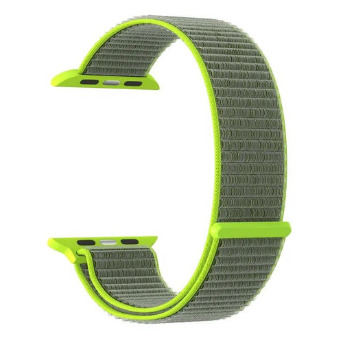 

Ремешок Lyambda Vega для Apple Watch Series 3/4/5/6/SE, серый/зеленый [ds-gn-02-40-2], Lyambda Vega