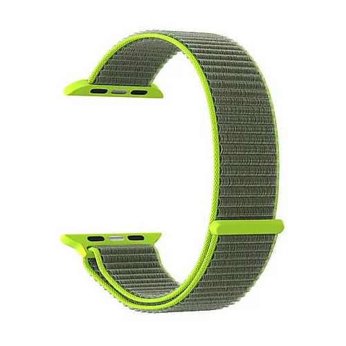 

Ремешок Lyambda Vega для Apple Watch Series 3/4/5/6/SE серый/зеленый (DS-GN-02-44-2), Lyambda Vega