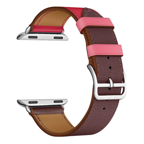 

Ремешок Lyambda Maia для Apple Watch Series 3/4/5/6/SE, красный/коричневый [lwa-03-40-brr], Lyambda Maia