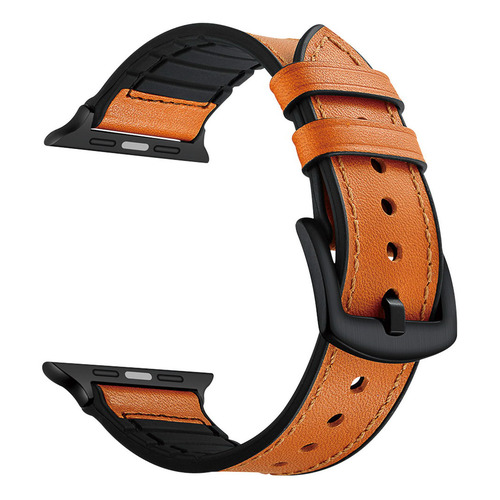 

Ремешок Lyambda Antares для Apple Watch Series 3/4/5/6/SE, оранжевый/коричневый [lwa-10-40-or], Lyambda Antares