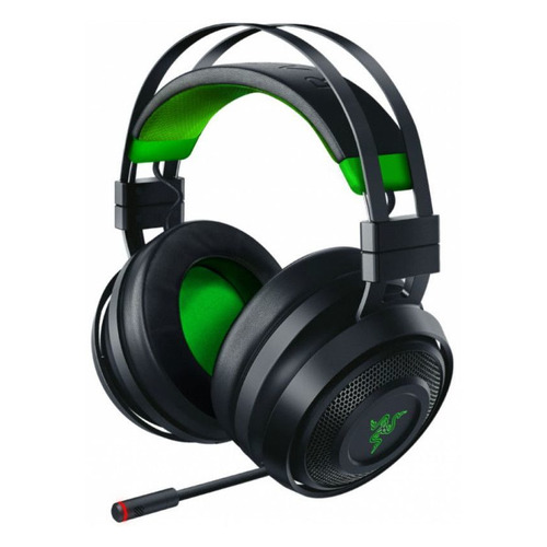 фото Гарнитура игровая razer nari ultimate, для пк и игровых консолей, мониторные, радио, черный / зеленый [rz04-02910100-r3m1]