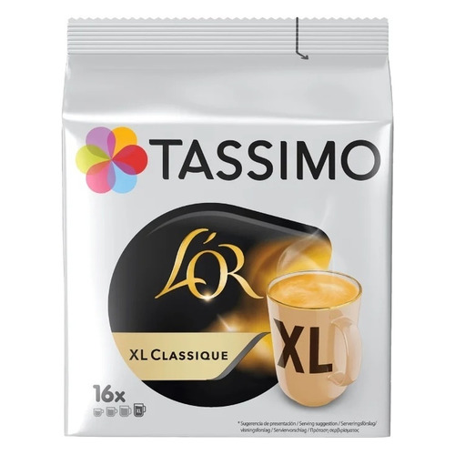 фото Кофе капсульный tassimo l’or xl классик, капсулы, совместимые с кофемашинами tassimo®, крепость 16 шт [8052167]