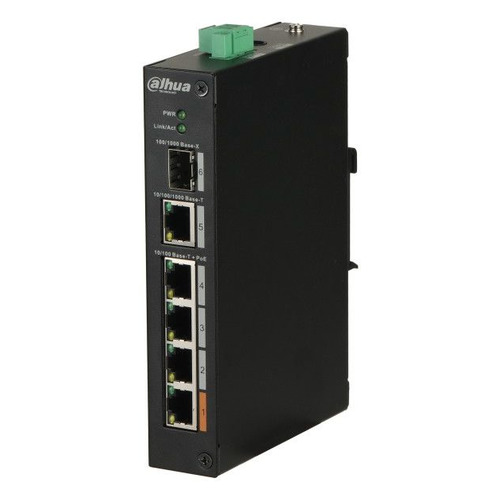 

Коммутатор Dahua DH-PFS3106-4ET-60 4x100Mb 1G 1SFP 3PoE+ 60W неуправляемый, DH-PFS3106-4ET-60