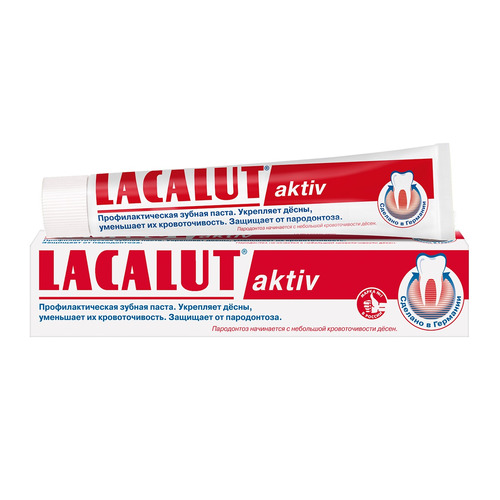 

Зубная паста LACALUT activ, 75мл, activ