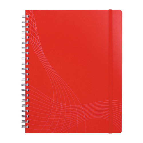 

Блокнот AVERY ZWECKFORM Notizio, A4, 90стр, в клеточку, спираль двойная, красный [7035]