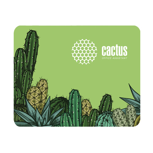 фото Коврик для мыши cactus cs-mp-c02s, small, зеленый