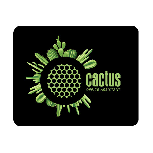 

Коврик для мыши Cactus Logo Cactus, черный [cs-mp-d03s], Logo Cactus