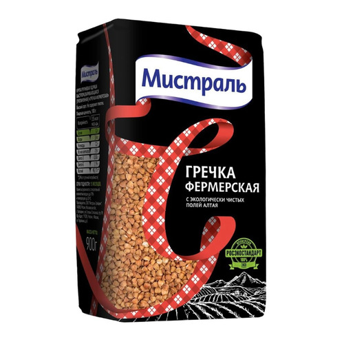 

Гречневая крупа МИСТРАЛЬ Фермерская, 900гр, Фермерская