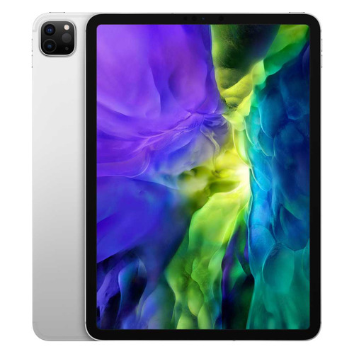 фото Планшет apple ipad pro 2020 11" 128gb wi-fi + cellular my2w2ru/a, 128gb, 3g, 4g, ios серебристый