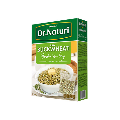 

Гречневая крупа DR.NATURI Зеленая, в варочных пакетах, 5x80гр, Зеленая