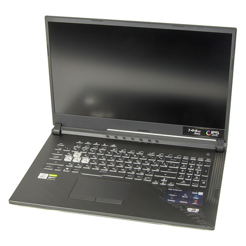 фото Ноутбук asus rog g712lu-ev001, 17.3", ips, intel core i7 10750h 2.6ггц, 8гб, 512гб ssd, nvidia geforce gtx 1660 ti - 6144 мб, noos, 90nr03b1-m02110, черный