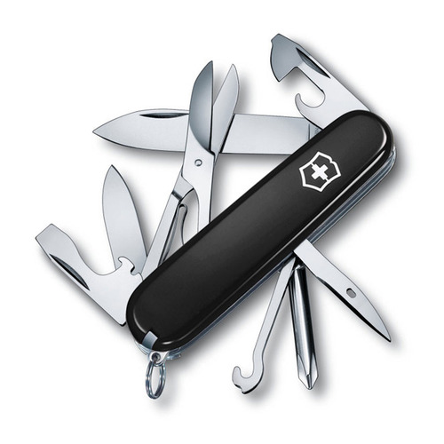 

Складной нож Victorinox Super Tinker, 14 функций, 91мм, черный, Super Tinker