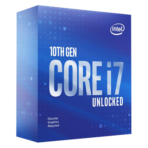 фото Процессор intel core i7 10700kf, lga 1200, box (без кулера) [bx8070110700kf s rh74]