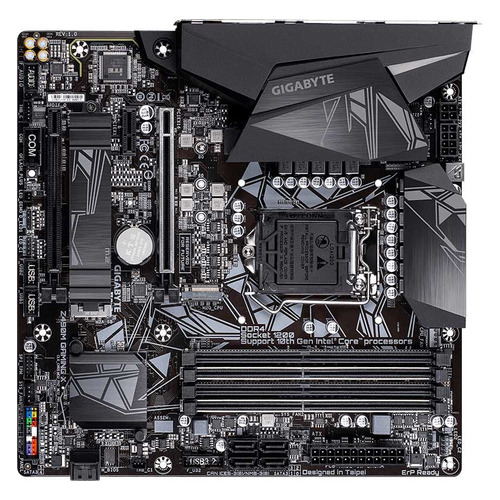 

Материнская плата GIGABYTE Z490M GAMING X, LGA 1200, Intel Z490, mATX, Ret, Z490M GAMING X