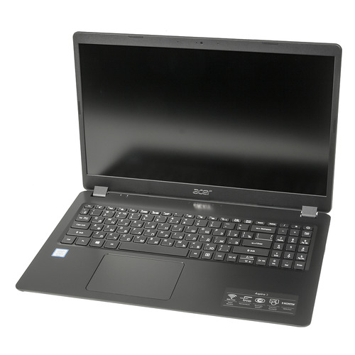 фото Ноутбук acer aspire 3 a315-54k-31wq, 15.6", intel core i3 8130u 2.2ггц, 8гб, 1000гб, 256гб ssd, intel uhd graphics 620, windows 10, nx.heeer.02p, черный