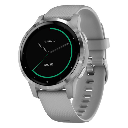 фото Смарт-часы garmin vivoactive 4s, 40мм, 1.1", серый/серебристый / серый [010-02172-03]