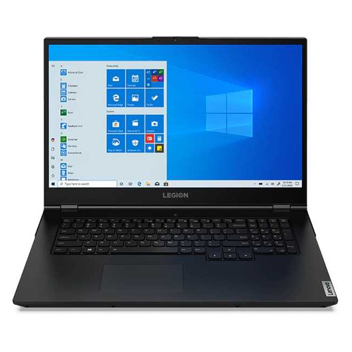 фото Ноутбук lenovo legion 5 17imh05, 17.3", ips, intel core i7 10750h 2.6ггц, 16гб, 1000гб, 256гб ssd, nvidia geforce gtx 1650 ti - 4096 мб, windows 10, 82b3002dru, черный