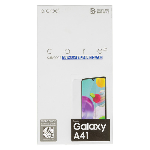 

Защитное стекло для экрана Samsung araree by KDLAB для Samsung Galaxy A41 прозрачная, 1 шт [gp-tta415kdatr], araree by KDLAB