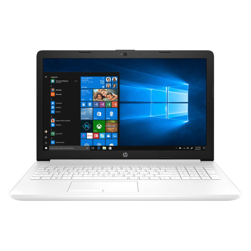 

Ноутбук HP 15-da0518ur, 15.6", Intel Celeron N4000 1.1ГГц, 4ГБ, 128ГБ SSD, Intel UHD Graphics , Windows 10, 103K4EA, белый