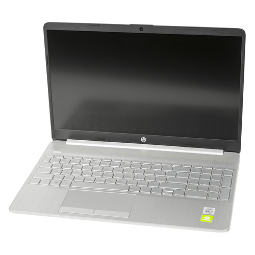 фото Ноутбук hp 15-dw2022ur, 15.6", intel core i7 1065g7 1.3ггц, 8гб, 512гб ssd, nvidia geforce mx330 - 2048 мб, windows 10, 104c4ea, серебристый