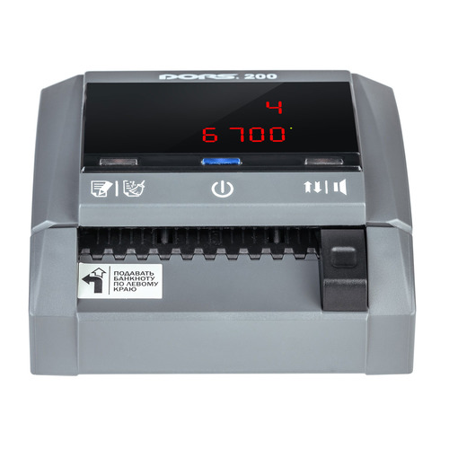 

Детектор банкнот Dors 200 FRZ-041627 автоматический рубли, Серый, 200