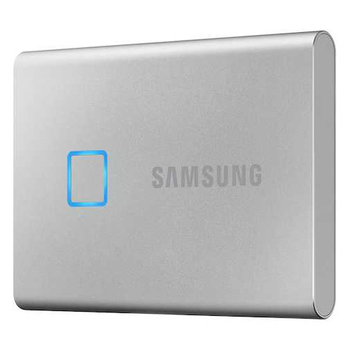 

Внешний диск SSD Samsung T7 Touch MU-PC500S/WW, 500ГБ, серый, MU-PC500S/WW