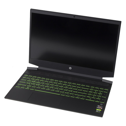 фото Ноутбук hp pavilion gaming 15-ec1012ur, 15.6", ips, amd ryzen 5 4600h 3.0ггц, 16гб, 256гб ssd, nvidia geforce gtx 1650 - 4096 мб, free dos, 1a8m5ea, черный