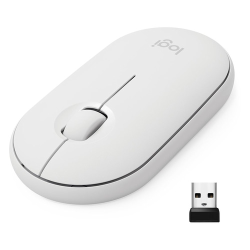 фото Мышь logitech m350, оптическая, беспроводная, usb, белый [910-005716]