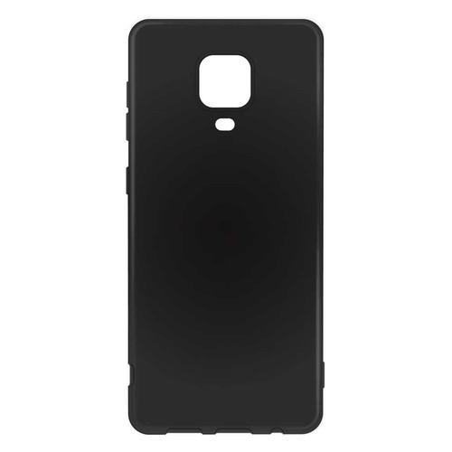 фото Чехол (клип-кейс) borasco для xiaomi redmi note 9s/9 pro, черный (матовый) [38854]