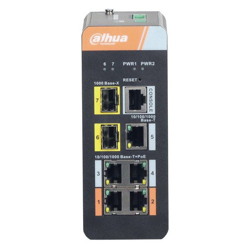 

Коммутатор Dahua DH-PFS4207-4GT-DP 5G 2SFP 2PoE+ 120W управляемый, DH-PFS4207-4GT-DP