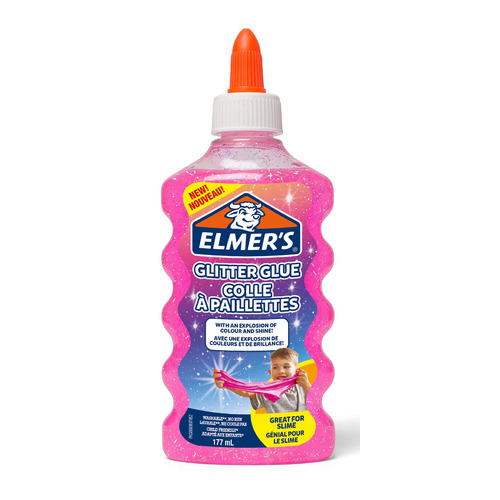 фото Клей-гель elmers 2077249 блестки розовые 3 шт./кор.